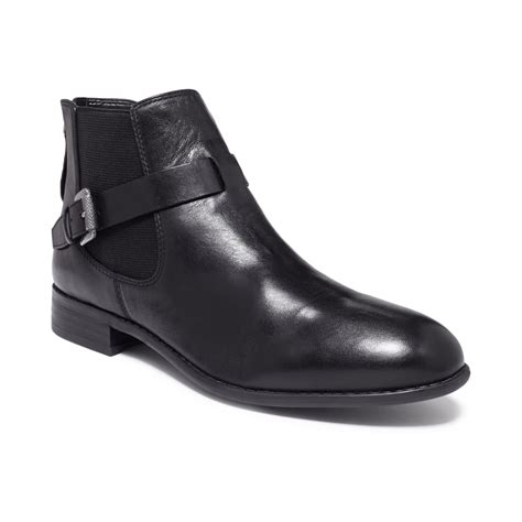 Franco Sarto Elgin Chelsea Booties in Black | Lyst