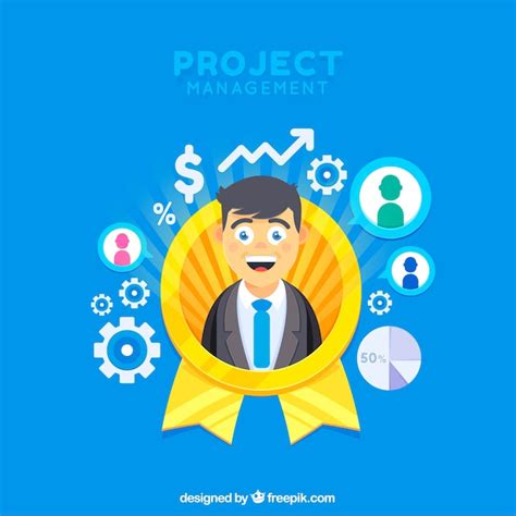 Free Vector | Flat project management concept