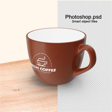 Free Ceramic Coffee Cup Logo Mockup PSD - PsFiles