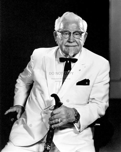 COL. HARLAND SANDERS, FOUNDER OF KENTUCKY FRIED CHICKEN KFC - 8X10 PHOTO (DD506) | eBay