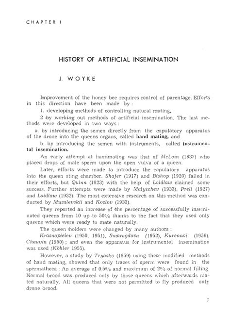 (PDF) HISTORY OF ARTIFICIAL INSEMINATION