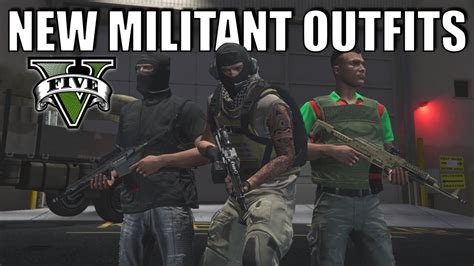 GTA V - New Militant Outfits! Top Custom Combat Military Outfits ...