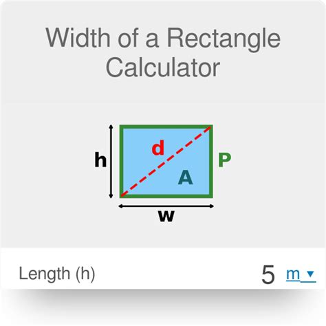 Width And Length Of A Rectangle