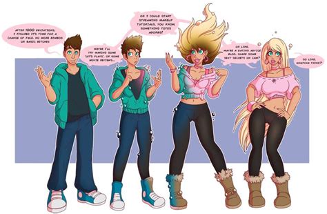 Bubbly Millennial by Wrenzephyr2 on DeviantArt | Cambio de género, Personajes de anime, Genero