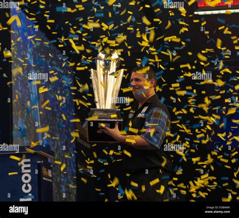 Pdc darts world championship trophy hi-res stock photography and images ...