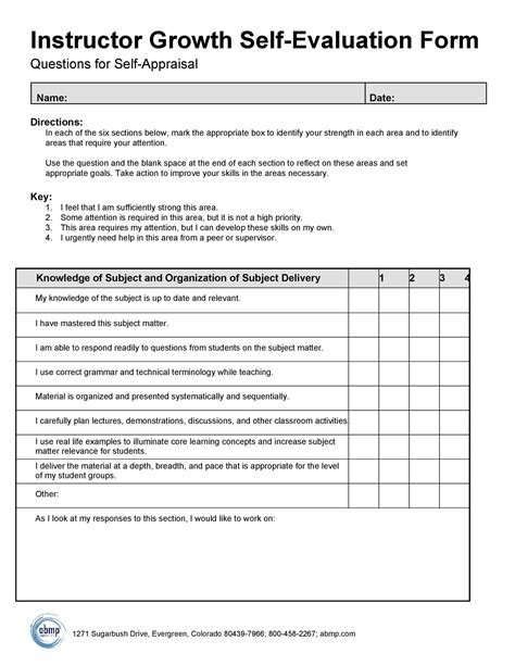 50+ Self Evaluation Examples, Forms & Questions ᐅ TemplateLab