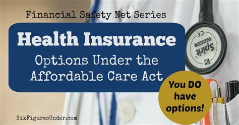 Health Insurance Options under the Affordable Care Act - Six Figures Under