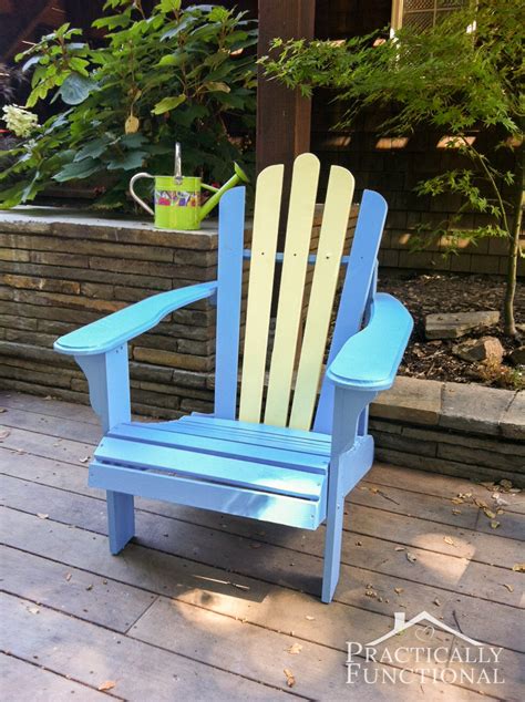 DIY Painted Adirondack Chairs