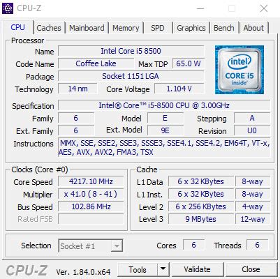 Intel Core i5-8500 3.0 GHz Review - Overclocking | TechPowerUp