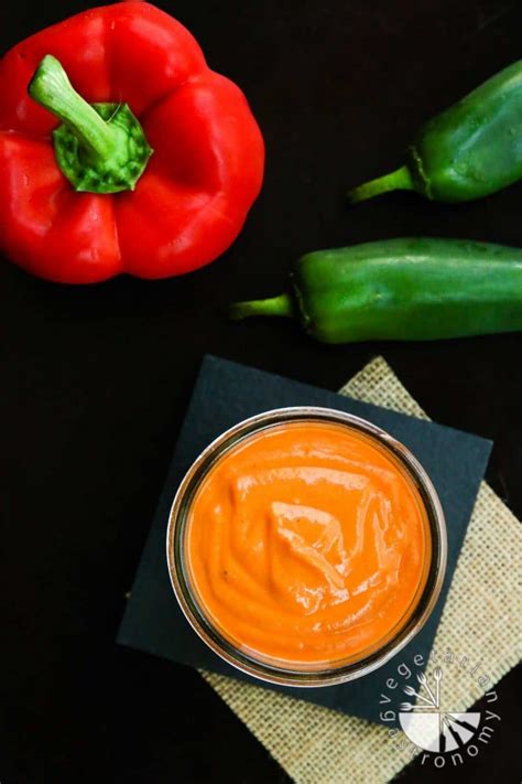 Spicy Roasted Red Bell Pepper Sauce - Vegetarian Gastronomy