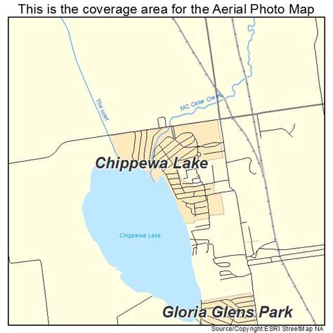 Aerial Photography Map of Chippewa Lake, OH Ohio