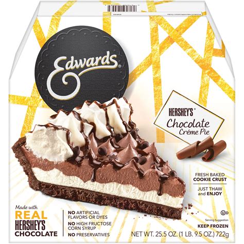 EDWARDS® Desserts Hershey's Chocolate Creme Pie, 25.50 oz - Walmart.com ...