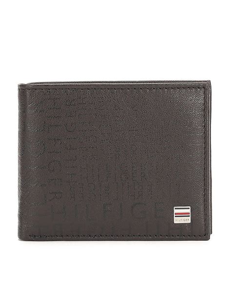 Buy Tommy Hilfiger Men Brown Bi-Fold Brand Print Wallet - NNNOW.com