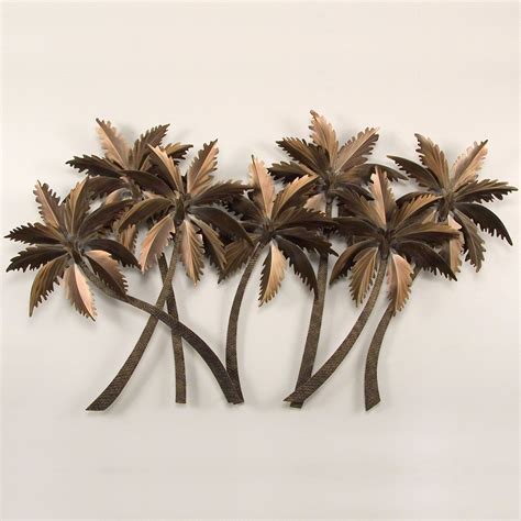 15 Collection of Palm Tree Metal Wall Art