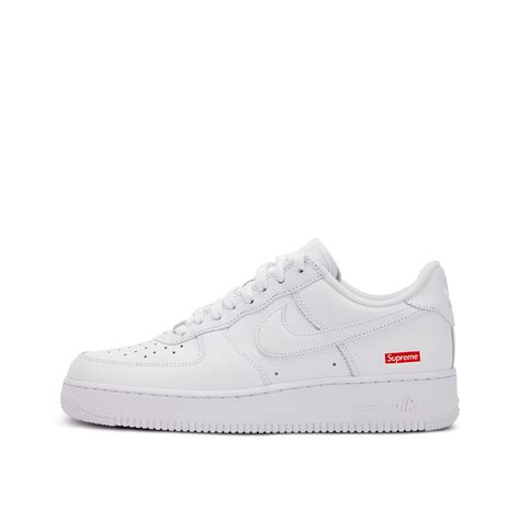 Nike Nike Air Force 1 Low Supreme Box Logo White | Size 10 Available ...