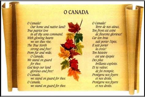 Canadian Anthem - Social Studies