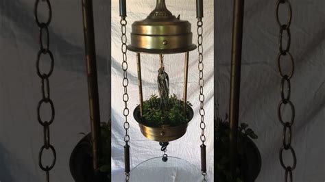 Rare Vintage Greek Goddess Oil Rain Lamp with Hanging Table - YouTube