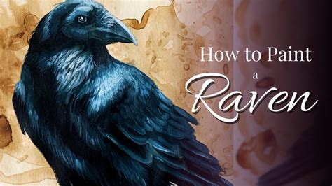 How to Paint: A Raven | The Wildlife Painting Academy