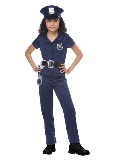 Police Officer Girls Costume - Professional Costumes