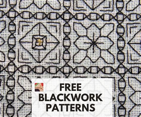 Free Blackwork Patterns | Needlepointers.com | Blackwork patterns, Blackwork embroidery patterns ...