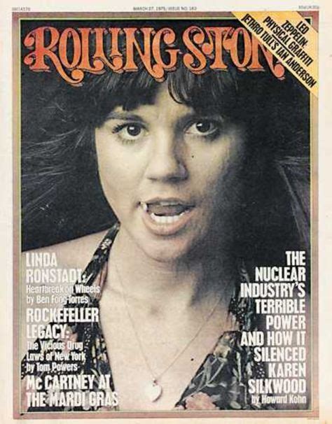 Linda Ronstadt Cover photo by Annie Leibovitz March 1975 | Linda ronstadt, Rolling stone ...