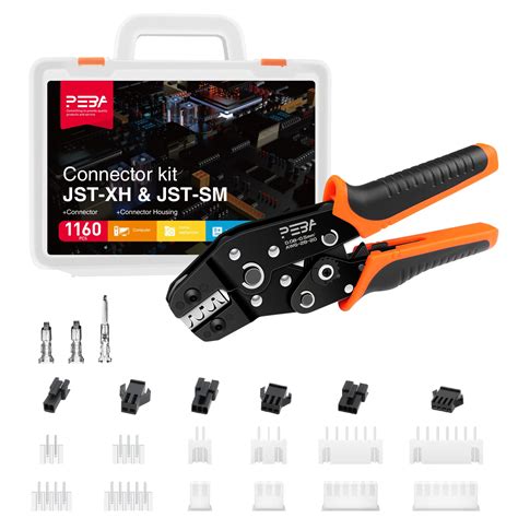 Buy Crimping Tool JST Connectors Kit, JST Ratcheting Crimper Plier Set ...