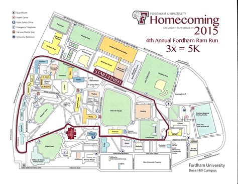 Fordham University Campus Map - Map Of Stoney Lake