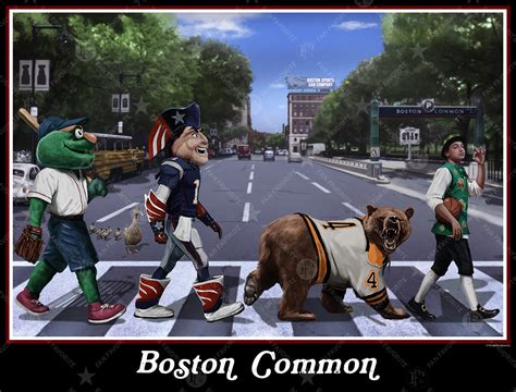 Boston Common Remix Wall Print