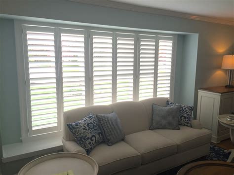 Living Room Plantation Shutters - Modern - Living Room - New York - by ASAP Blinds | Houzz