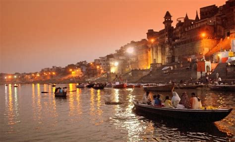 Varanasi Ghat, India by night. : r/pics