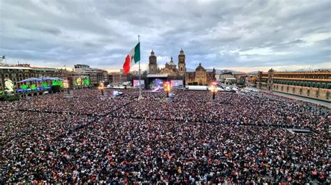 Grupo Firme Concert In The Zócalo Of Mexico City Video | 280 Thousand ...