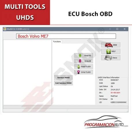 ECU Bosch OBD - Programacion Auto