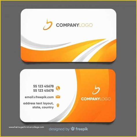 Business Calling Card Template Free Of Free Logo Design Template ...