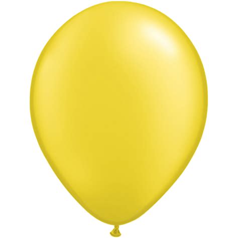 Yellow Balloon PNG Image Background