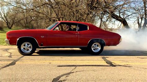 1970 Chevelle SS Burnout - YouTube