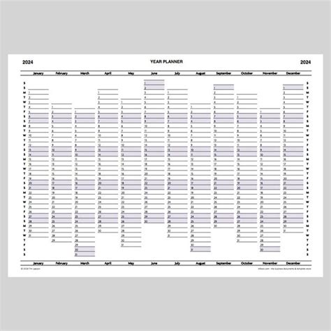 Year Planner 2024 Pdf Free Download - Doro Nanete