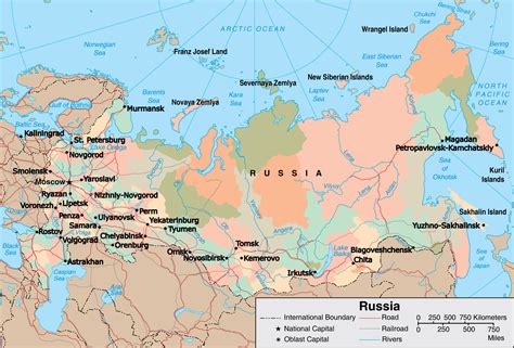 Map of Russia - Maps of the Russian Federation