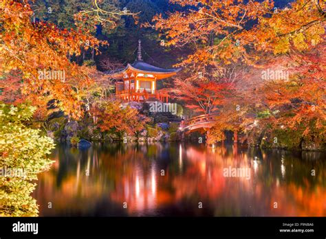 Kyoto, Japan at Daigo-ji Temple in autumn Stock Photo - Alamy