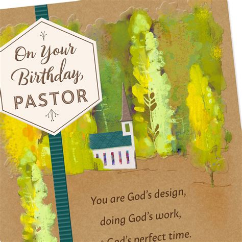 Chapel in the Woods Religious Birthday Card for Pastor - Greeting Cards ...