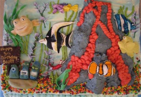 Finding Nemo Fish Tank Gang - CakeCentral.com