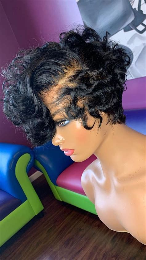 who need this pixie curly bob? available | Short pixie wigs, Wig hairstyles, Short hair wigs