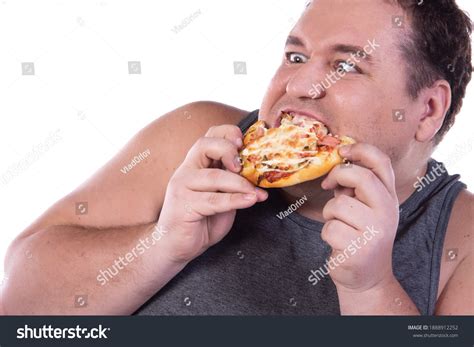 Diet Funny Fat Man Fat Guy Stock Photo 1888912252 | Shutterstock