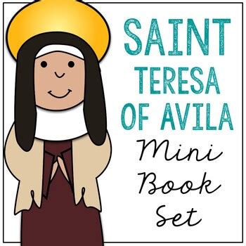 Saint Teresa of Avila l Mini Book in 3 Formats, Catholic Resource