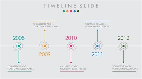 PowerPoint Timeline Template | Timeline design, Timeline infographic ...