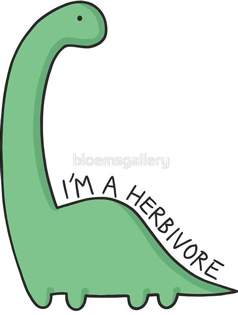 'I'm a Herbivore' Dinosaur Illustration | Dinosaur illustration, Dinosaur drawing, Dinosaur ...