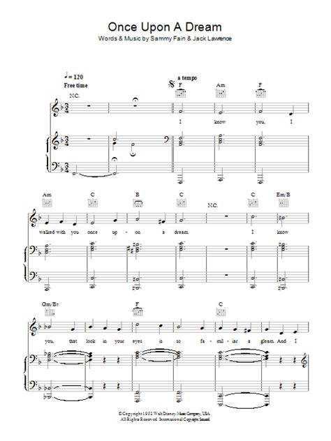 Once Upon A Dream | Sheet Music Direct