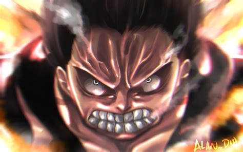 Wallpaper Luffy Angry / Luffy angry face One Piece by ikrarharimurti on DeviantArt - 1280 x 720 ...