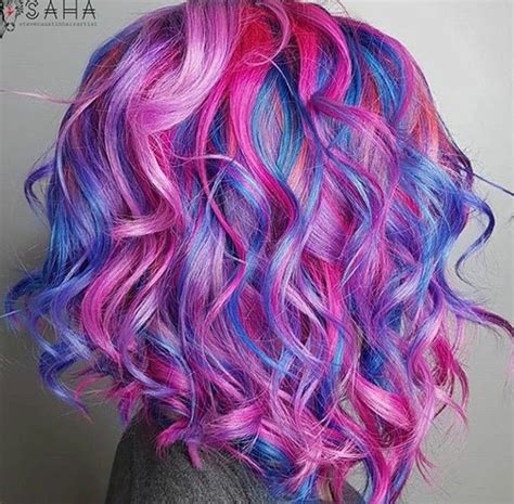 Manic Panic hair color | Pink purple blue hair, Cotton candy hair, Blue ...