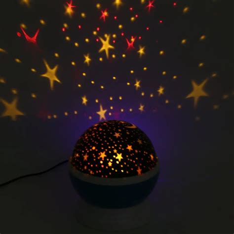 USB Romantic Star Sky Rotating Projector Night Light with Remote ...