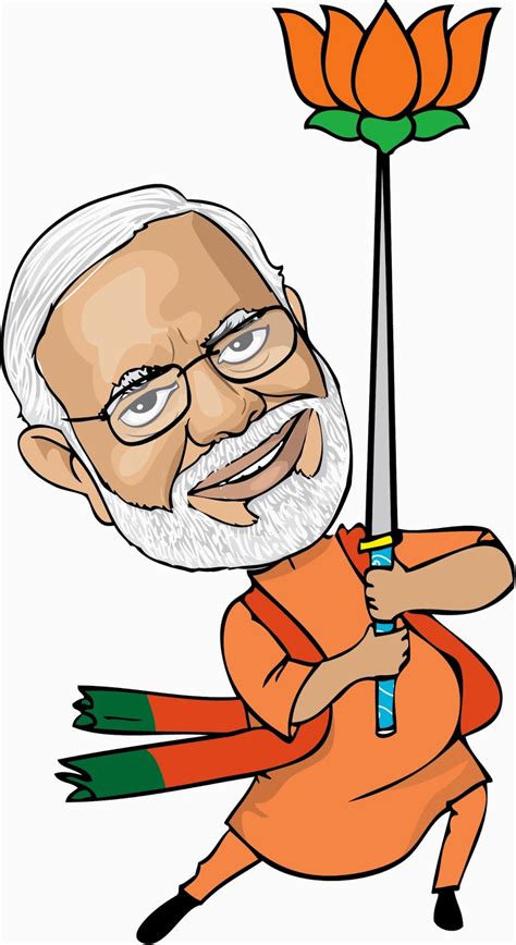 indian caricature: narendra modi caricature, narendra modi cartoon